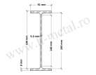 Profil IPE zincat 180 mm 1